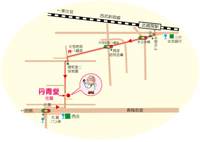 丹青堂地図